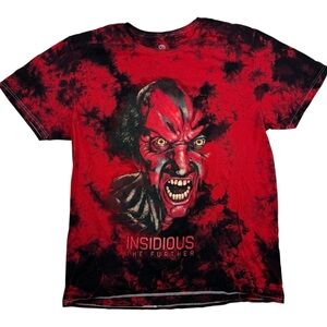 Insidious Shirt Mens L Red Tie Dye Universal Halloween Horror Nights 2024 HHN